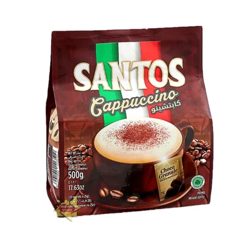 Santos Cappaccino added Sugar - 20 Sachet