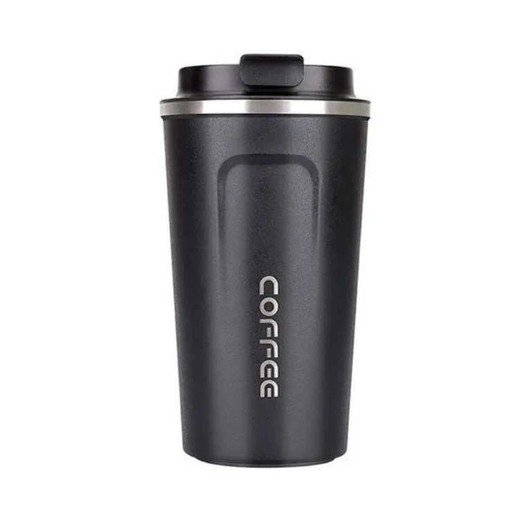 500 ml Double Wall Coffee Tumbler -  Black