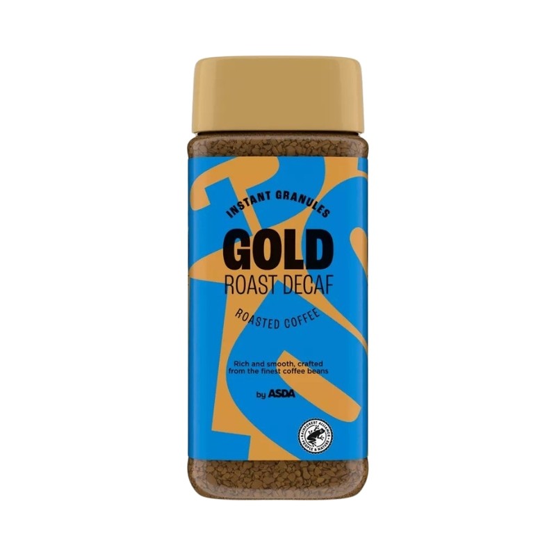 ASDA Gold Roast Decaf Instant Coffee - 200g