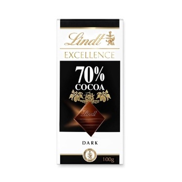Lindt Excellence 70% Cocoa – Mild & Balanced Dark Chocolate (100g)