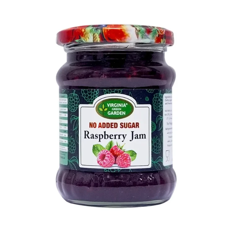 Virginia Green Garden Rasberry Jam 350g (No Sugar)