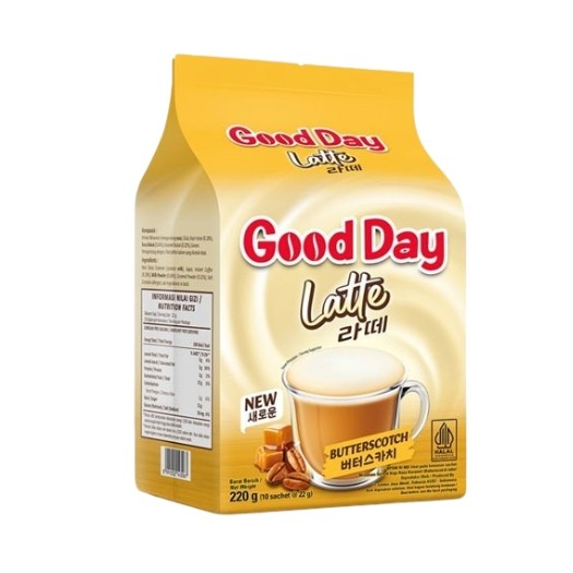 Good Day Latte Original 10 Sachet (22g X 220g) Value Pack