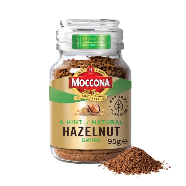 Moccona A Hint of Natural Hazelnut Swirl Instant Coffee (95g)