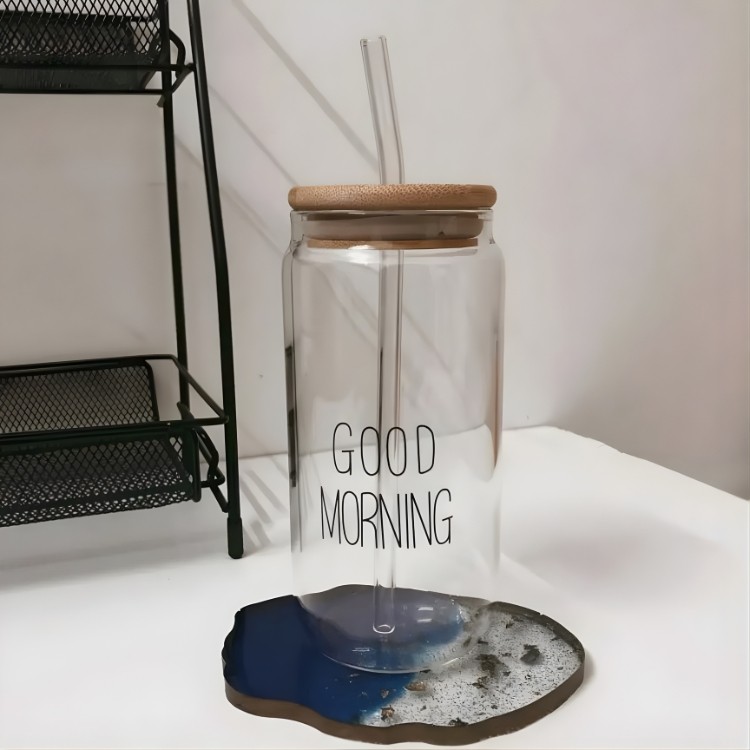 Good Morning Juice Can with Bamboo lid - 500ml
