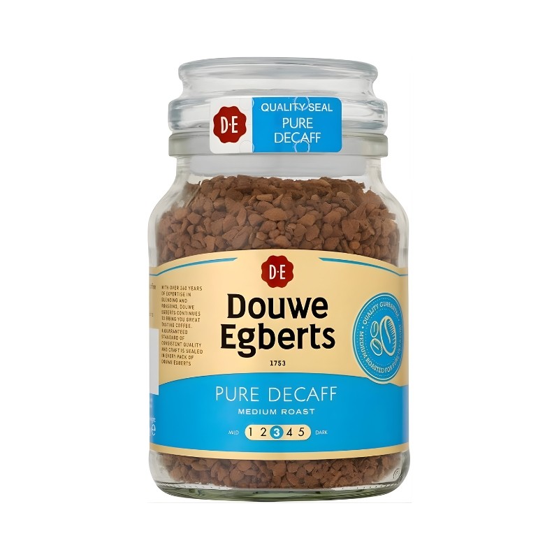 Douwe Egberts Pure Decaff Medium Roast Instant Coffee