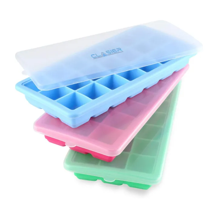 Large Capacity 36-Cavity Ice Tray with Removable Cover