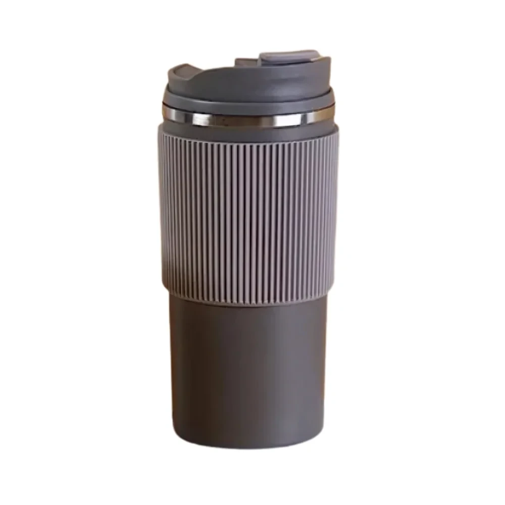 Coffee Logo 510ml Insulated Primium Tumbler - Ash